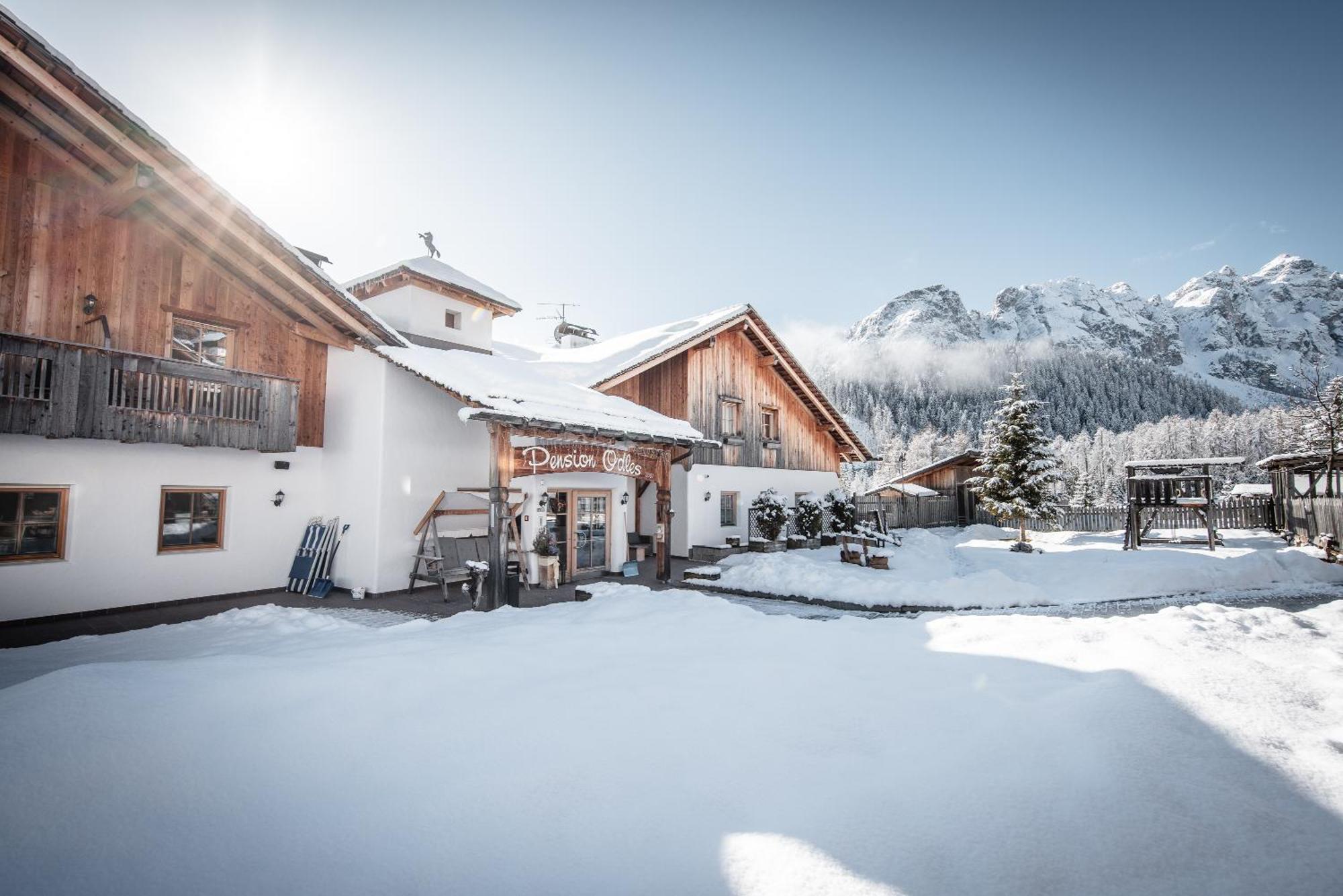 Hotel Pension Odles Sankt Martin im Turm Buitenkant foto